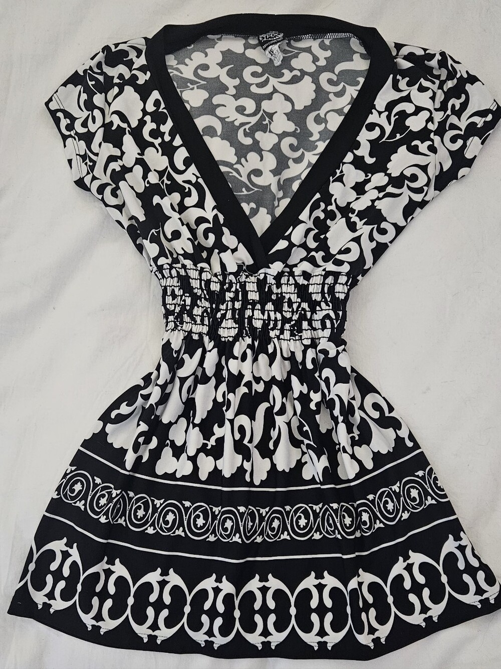 Y2k Black & White Babydoll🦓🪽